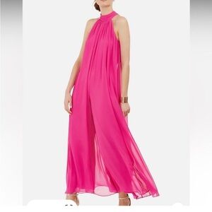 Vince Camuto Pink Halter Jumpsuit